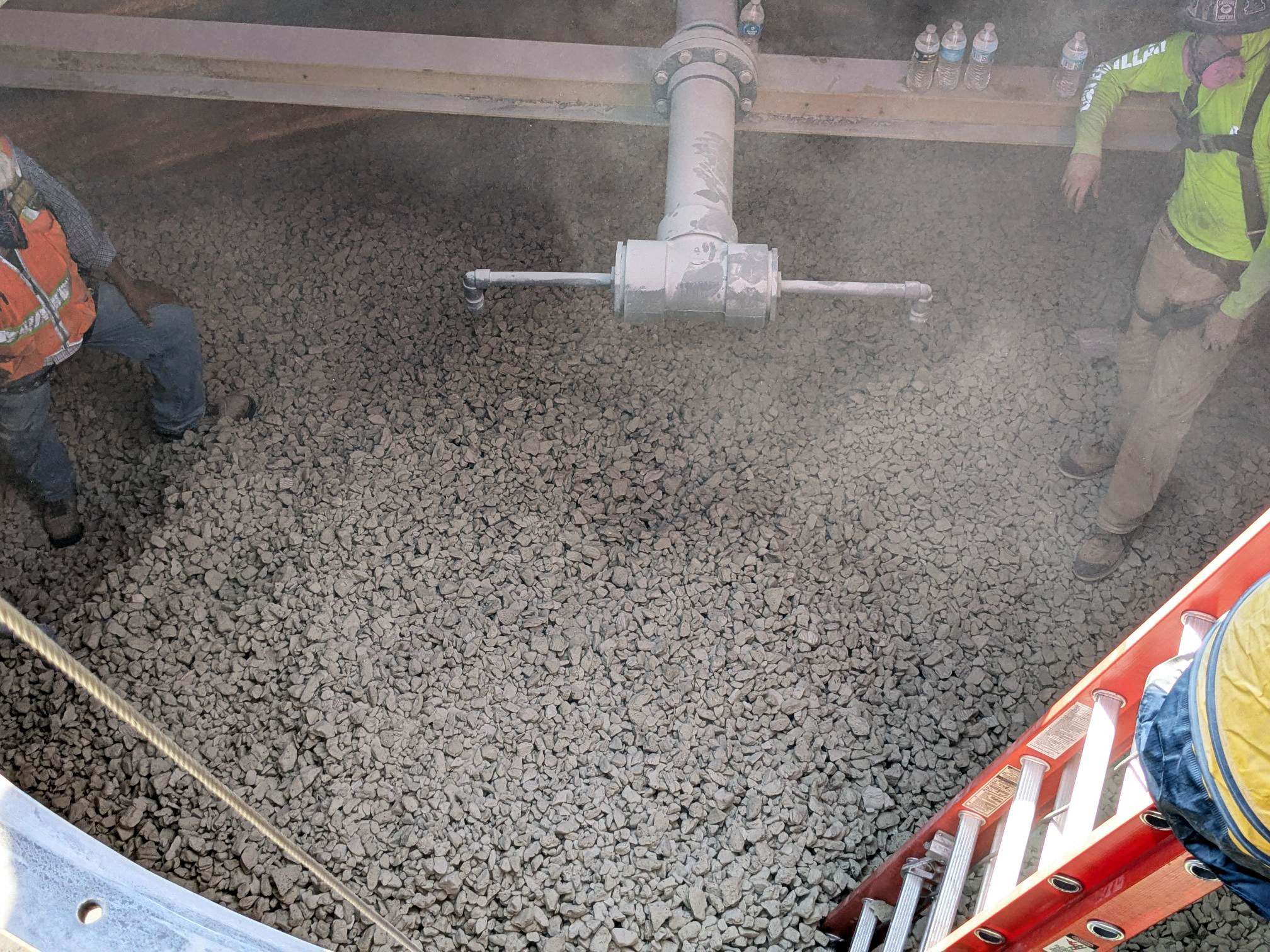 Cell-Max media inside the Bio-Scrubber