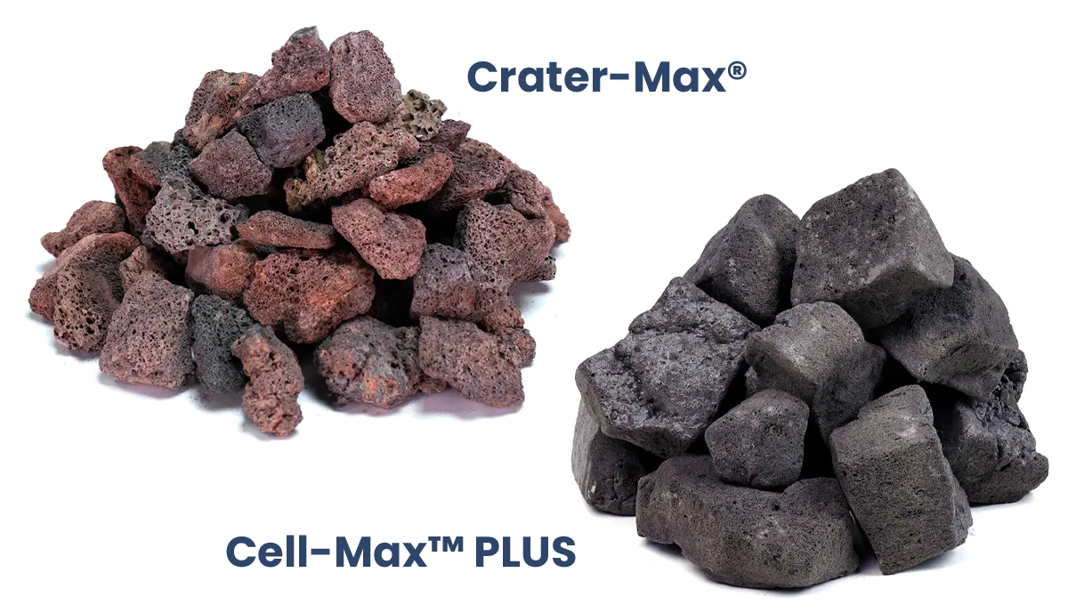 Crater-Max and Cell-Max Plus media