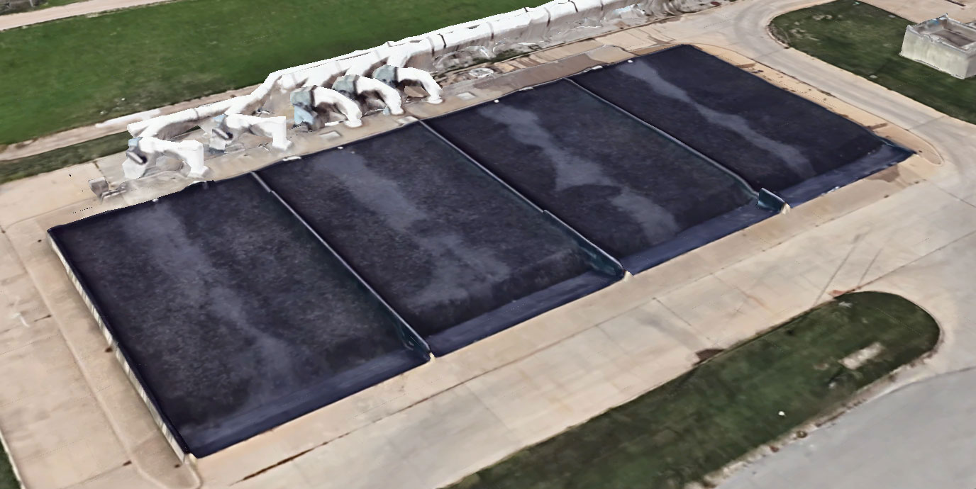 Improper moisture control can lead to dry spots in the media bed